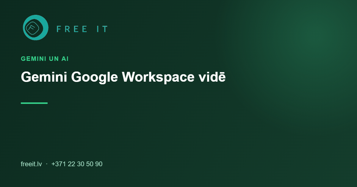 Gemini Google Workspace